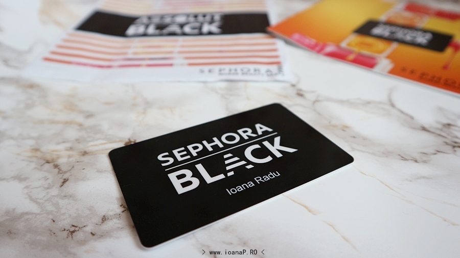 card Sephora BLACK Ioana Radu