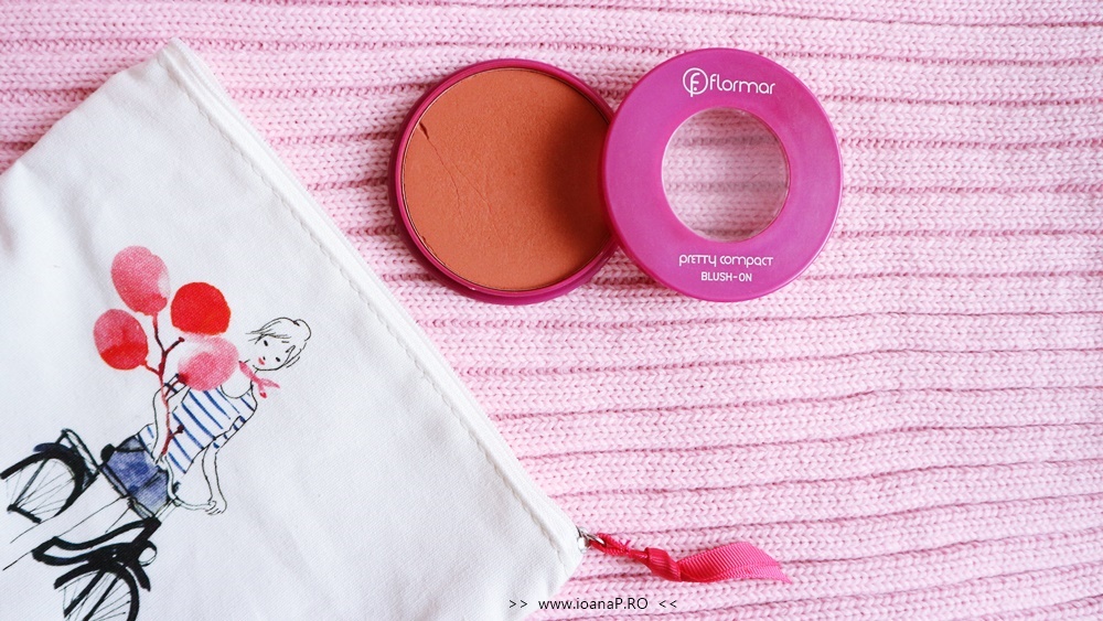 Flormar pretty compact blush-on coral review