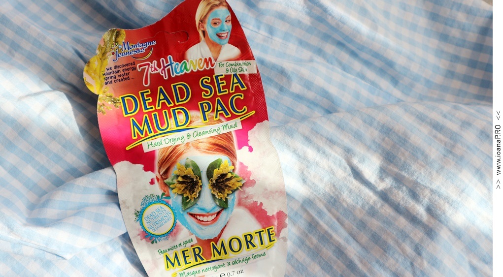 masca de fata Dead Sea Mud Pac de la 7th Heaven